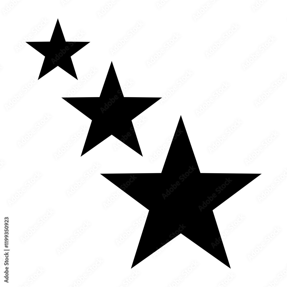 Obraz premium Glowing Star Icon