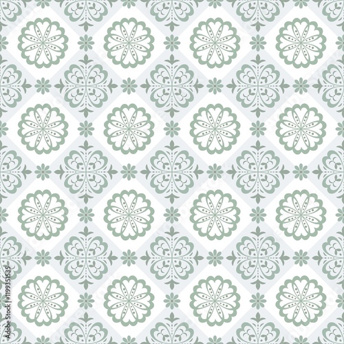 seamless pattern with flowers