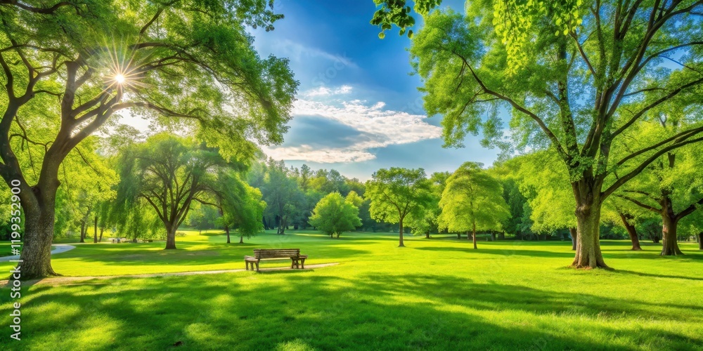 The soothing sounds of a summer breeze rustling through the blades of fresh green grass create a sense of tranquility on a warm sunny day in a secluded park , summer day, outdoors The soothing sounds of a summer breeze rustling through the blades of fresh green grass create a sense of tranquility on a warm sunny day in a secluded park , summer day, outdoors