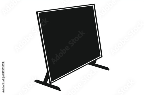 School blackboard. Green and black board with wooden frame and chalk. Realistic blank blackboards with chalk dirt texture. Classroom,
