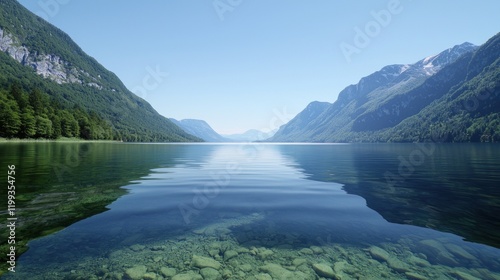 Serene Mountain Lake