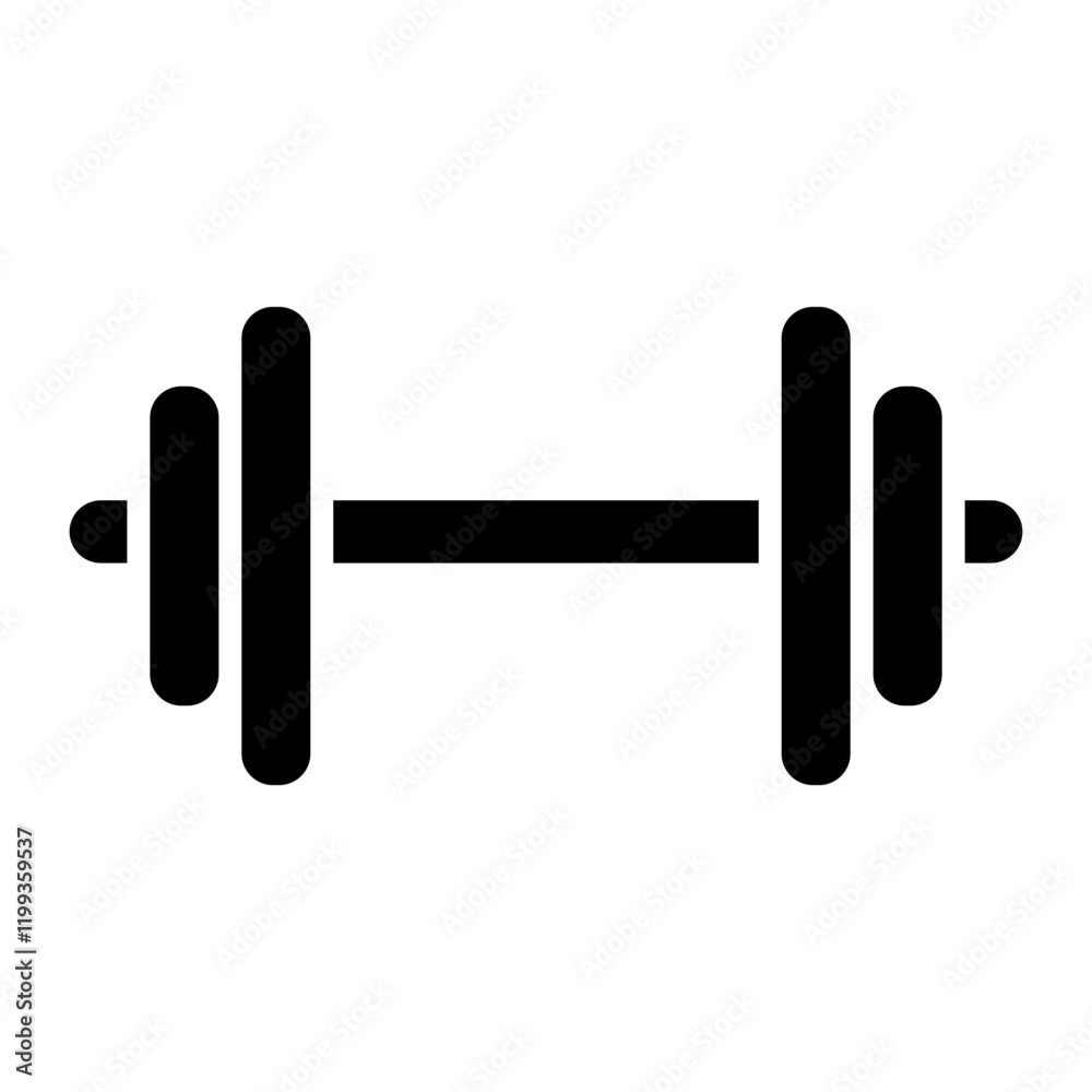 Obraz premium Dumbbells Icon