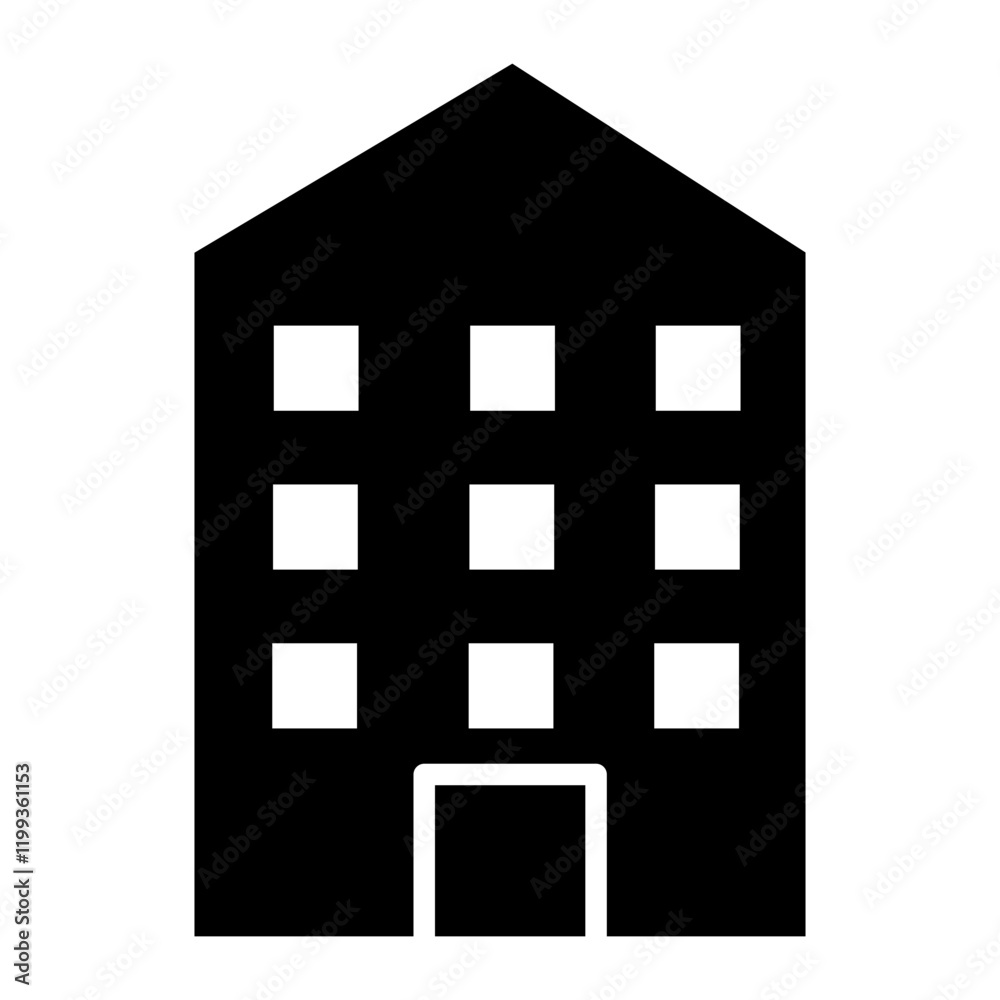 Europe House Icon Europe House Icon