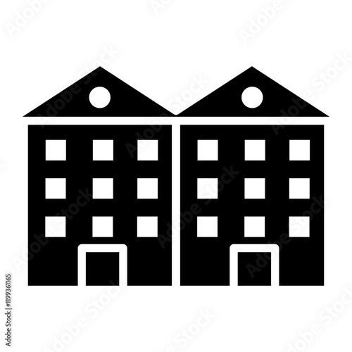 Duplex House Icon