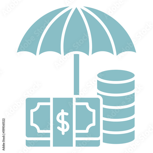 Wealth  Icon Element For Design