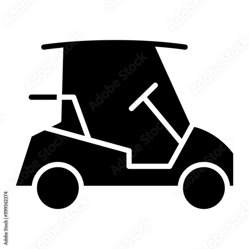 Gold Cart Icon