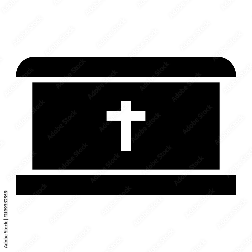 Obraz premium Coffin Icon