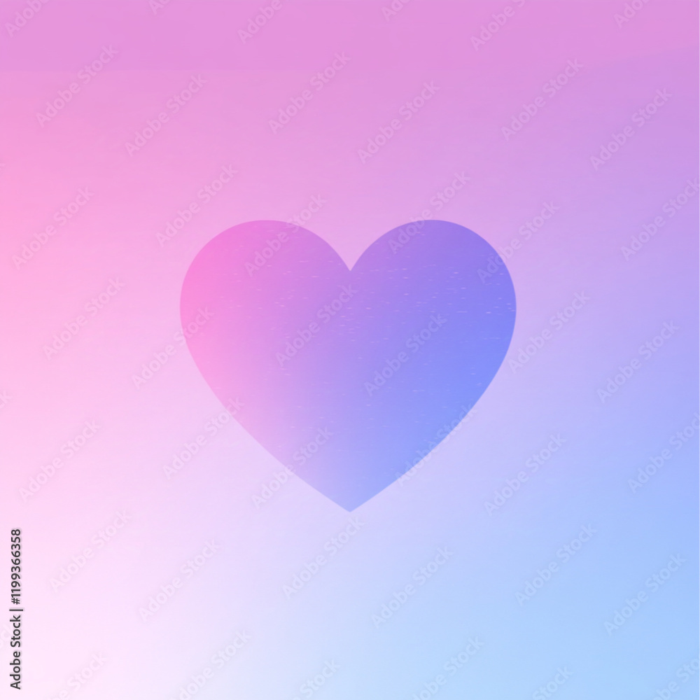 A gradient background transitioning from pink to blue, featuring a heart shape in the center that blends shades of pink and blue A gradient background transitioning from pink to blue, featuring a heart shape in the center that blends shades of pink and blue