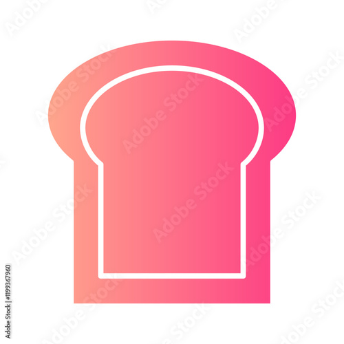 bread gradient icon