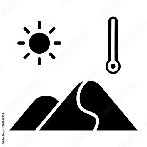 Desert Weather Icon