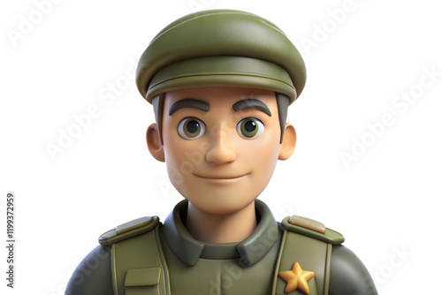 3D Cartoon Soldier