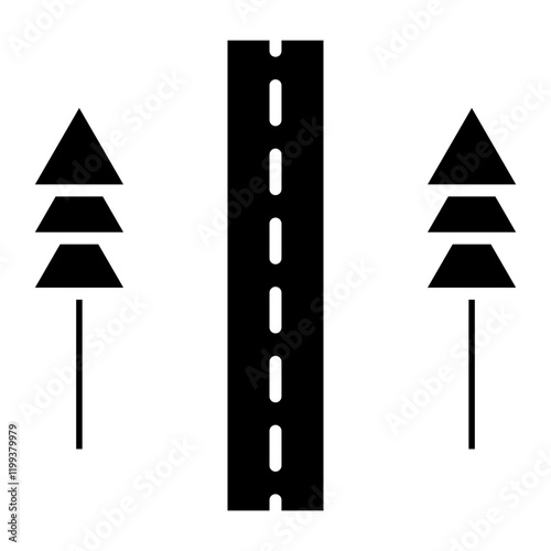 Unsealed Road Icon