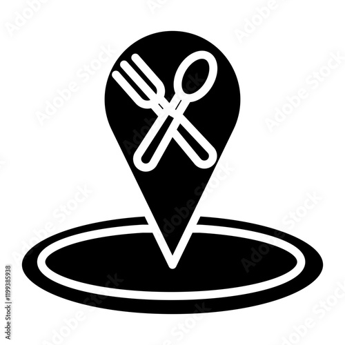 Restaurant Location Icon