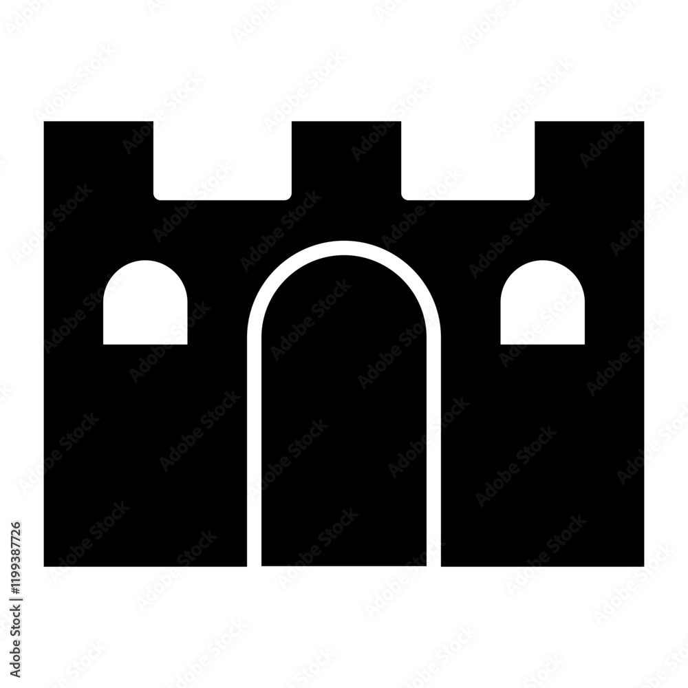 Castle Gate Icon Castle Gate Icon