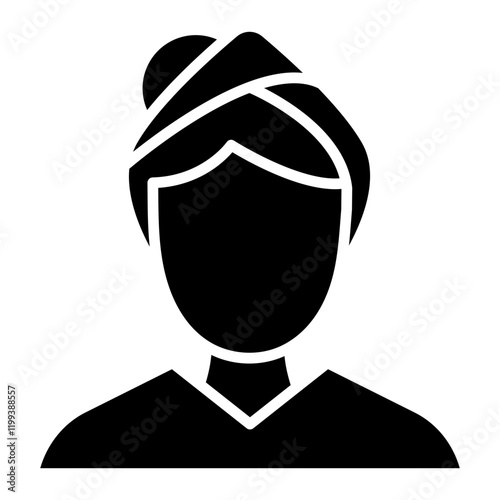 Head Towel Icon