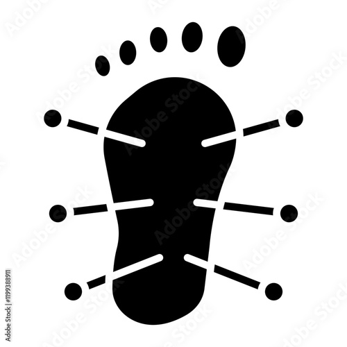 Foot Acupuncture Icon