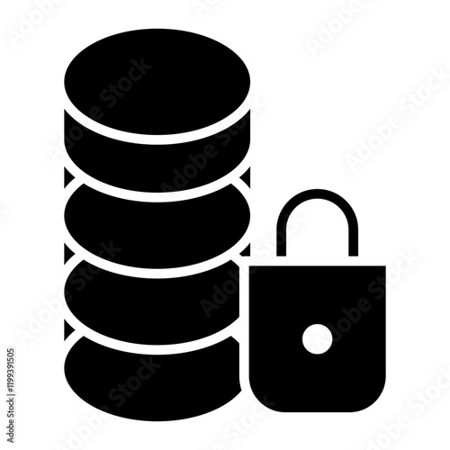 Secure Database Icon