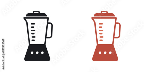 Blender icon in black and color style