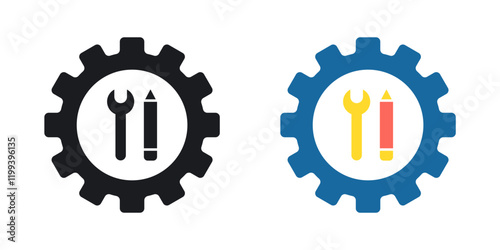 Business development icon in black and color style