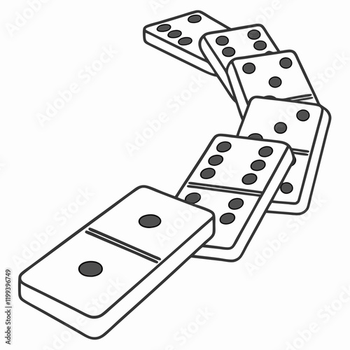 set of dominoes