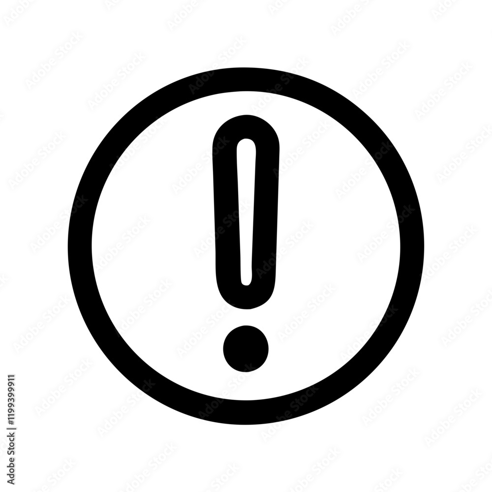 exclamation mark icon vector exclamation mark icon vector