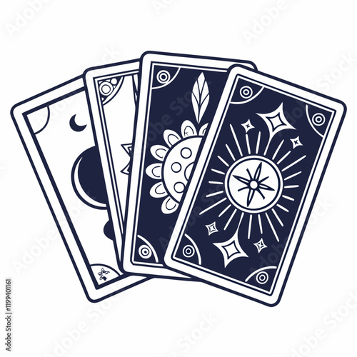 set of tarot cards