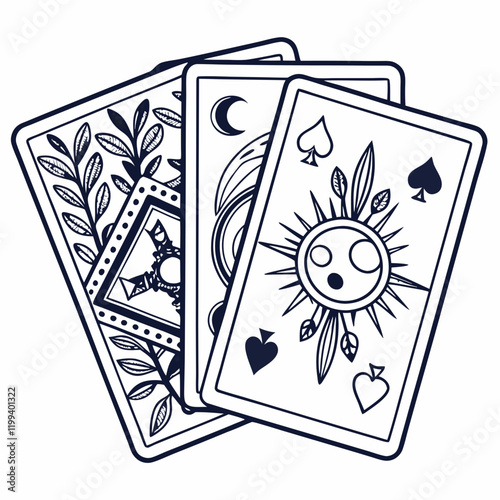 set of tarot cards