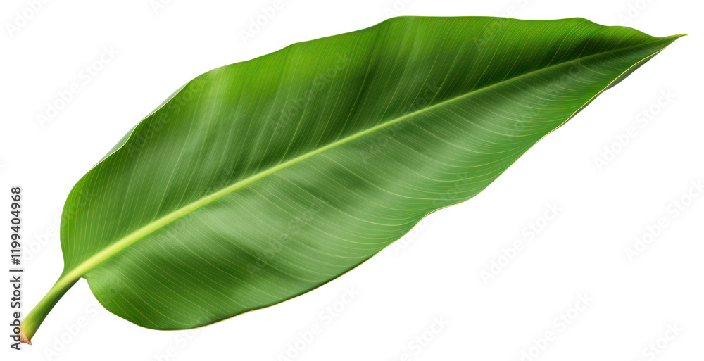 Obraz premium PNG Banana leaf plant white background xanthosoma.