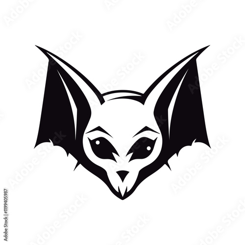 A black and white drawing of a Longnosed bat heads coloring page illustration.