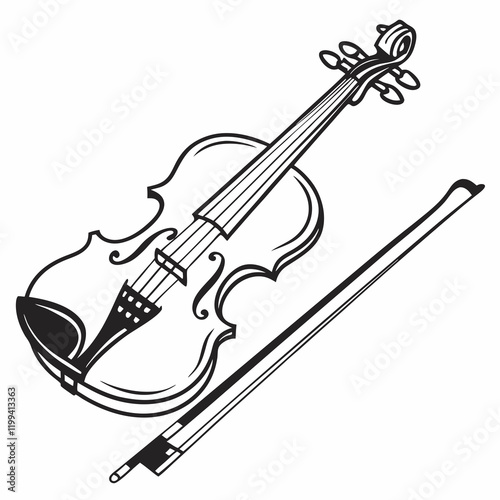 violin and bow