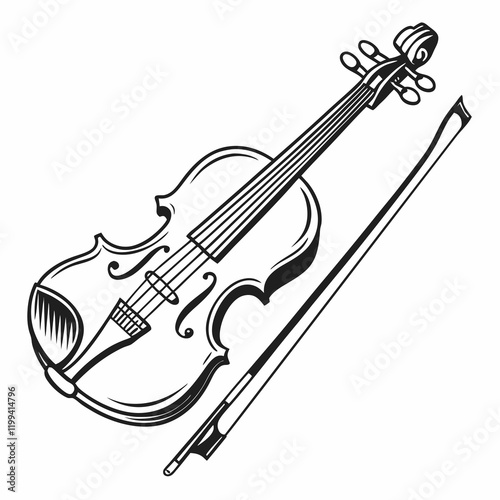 violin and bow