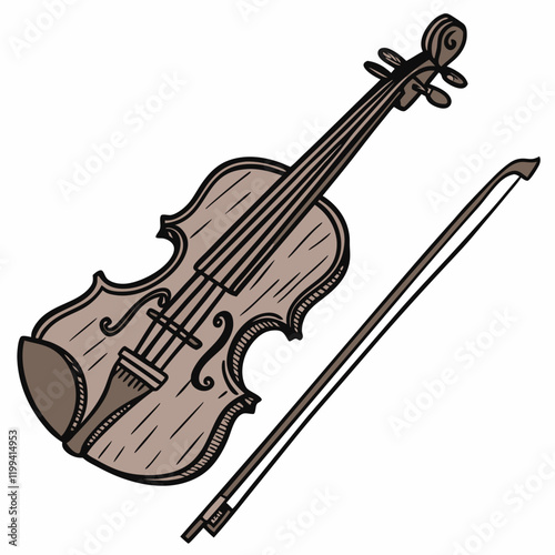 violin and bow