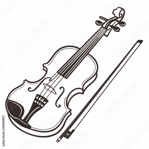 violin and bow