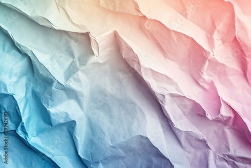Wallpaper Mural Pastel Crumpled Paper Texture Background Soft Hues Gradient Design Torontodigital.ca