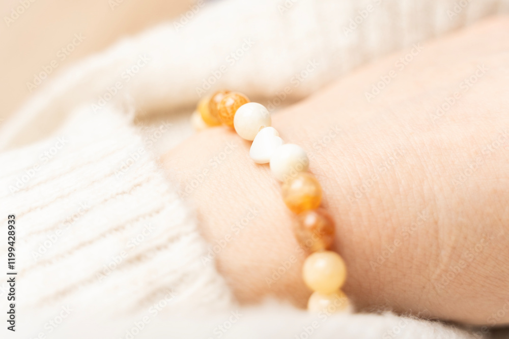 Gemstone bracelet. Crystal healing jewelry. Handmade accessories