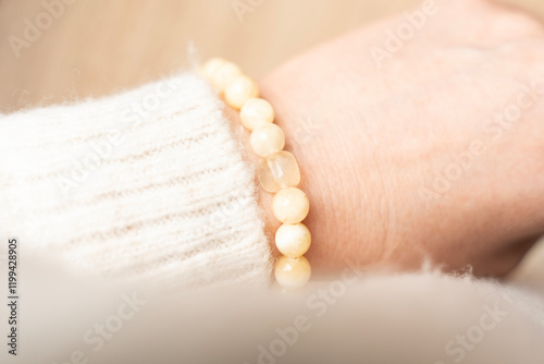 Gemstone bracelet. Crystal healing jewelry. Handmade accessories