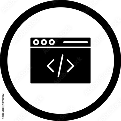 Browser Vector Icon Design