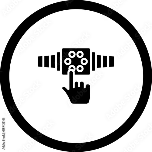 Touchscreen Vector Icon Design