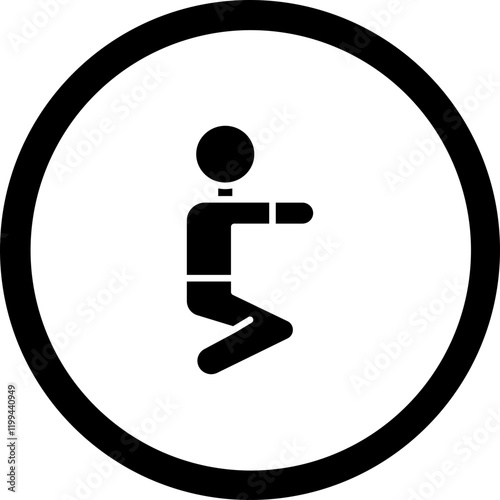 Squats Vector Icon Design