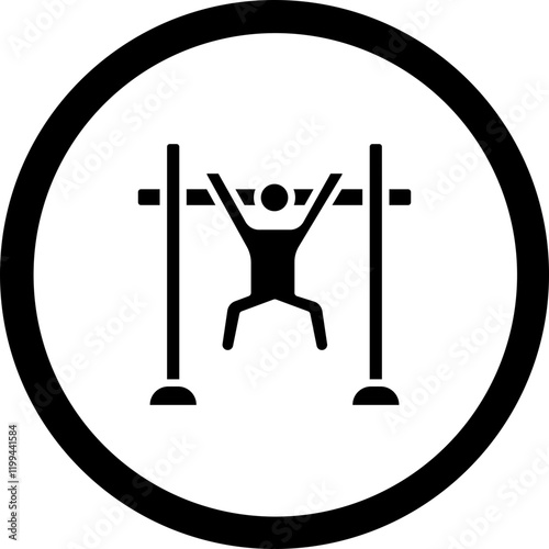 Pull Ups Vector Icon Design
