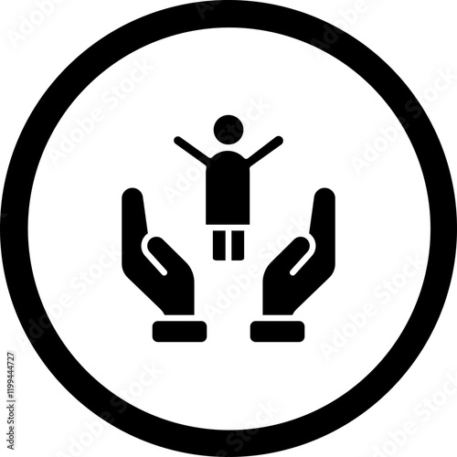 Childcare Vector Icon Design