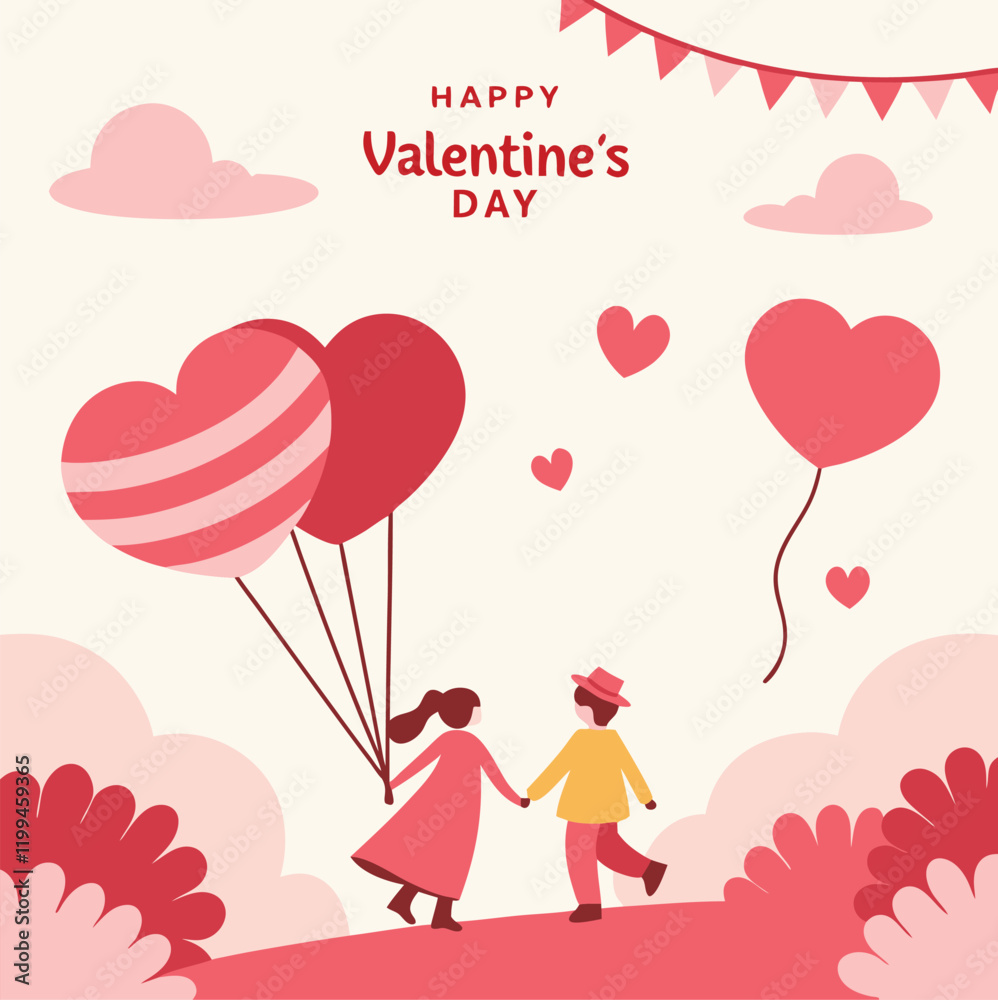 a unique 'Happy Valentine's Day' celebration by a couple. design with a blend of modern elegance and romantic charm. Incorporate a romantic heart element to enhance the festive feel. a unique 'Happy Valentine's Day' celebration by a couple. design with a blend of modern elegance and romantic charm. Incorporate a romantic heart element to enhance the festive feel.