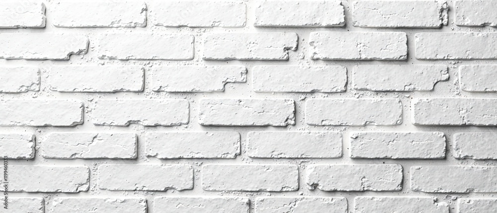 Fototapeta premium White Brick Wall Background - Stunning Visuals