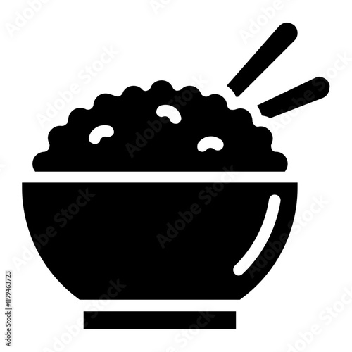 rice bowl icon