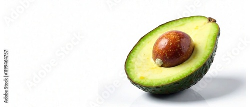 Fresh Avocado, Isolated, High-Quality Photo