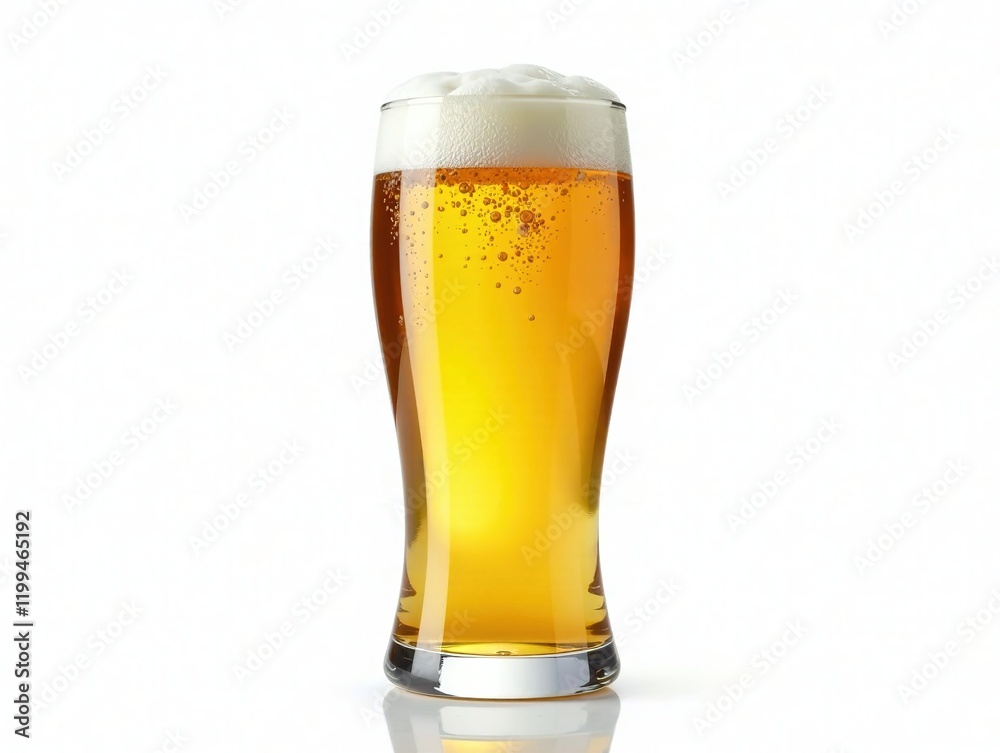 Empty Beer Pint Glass - High-Quality AI Image Empty Beer Pint Glass - High-Quality AI Image