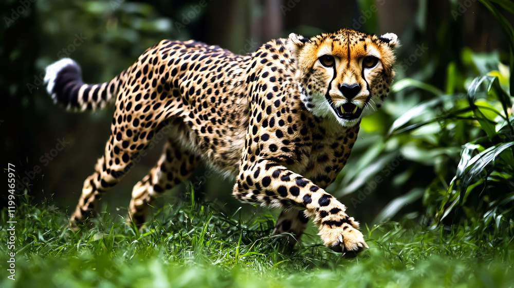 Cheetah in the Wild: A Majestic Predator in Motion Cheetah in the Wild: A Majestic Predator in Motion
