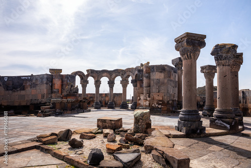 Zvartnots cathedral, Armenia