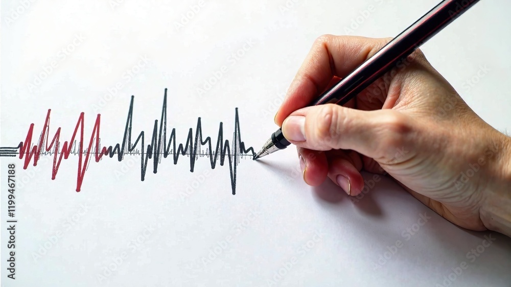 Blank Paper Held - Artistic Continuous Line Drawing Blank Paper Held - Artistic Continuous Line Drawing