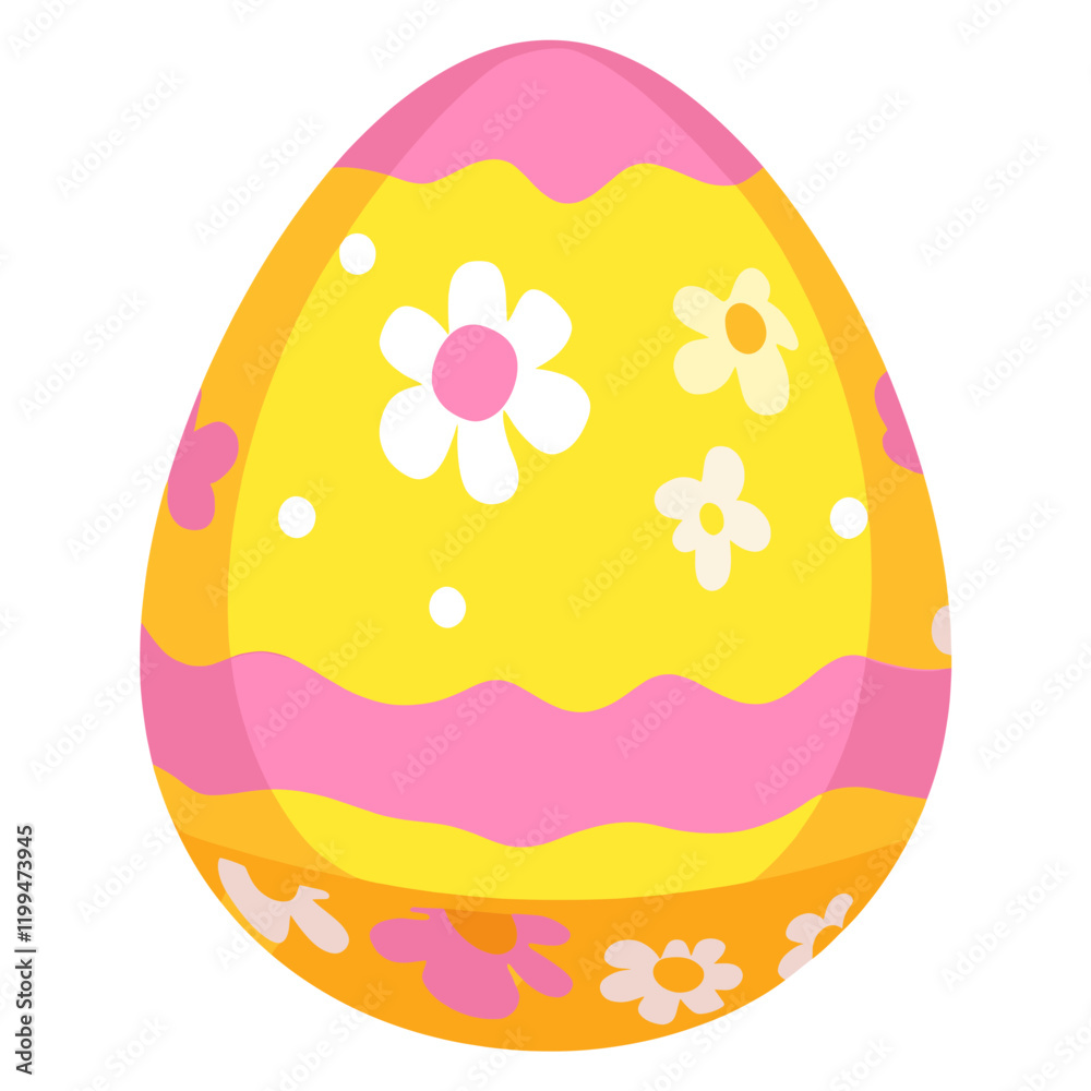 Easter egg spring celebration decorative vector Easter egg spring celebration decorative vector